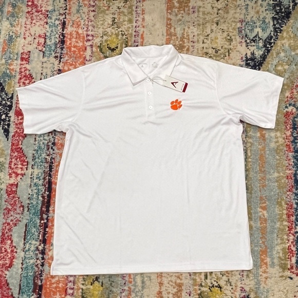 Clemson Tigers University NCAA College Apparel Golf Polo Tennis Shirt - Picture 1 of 5